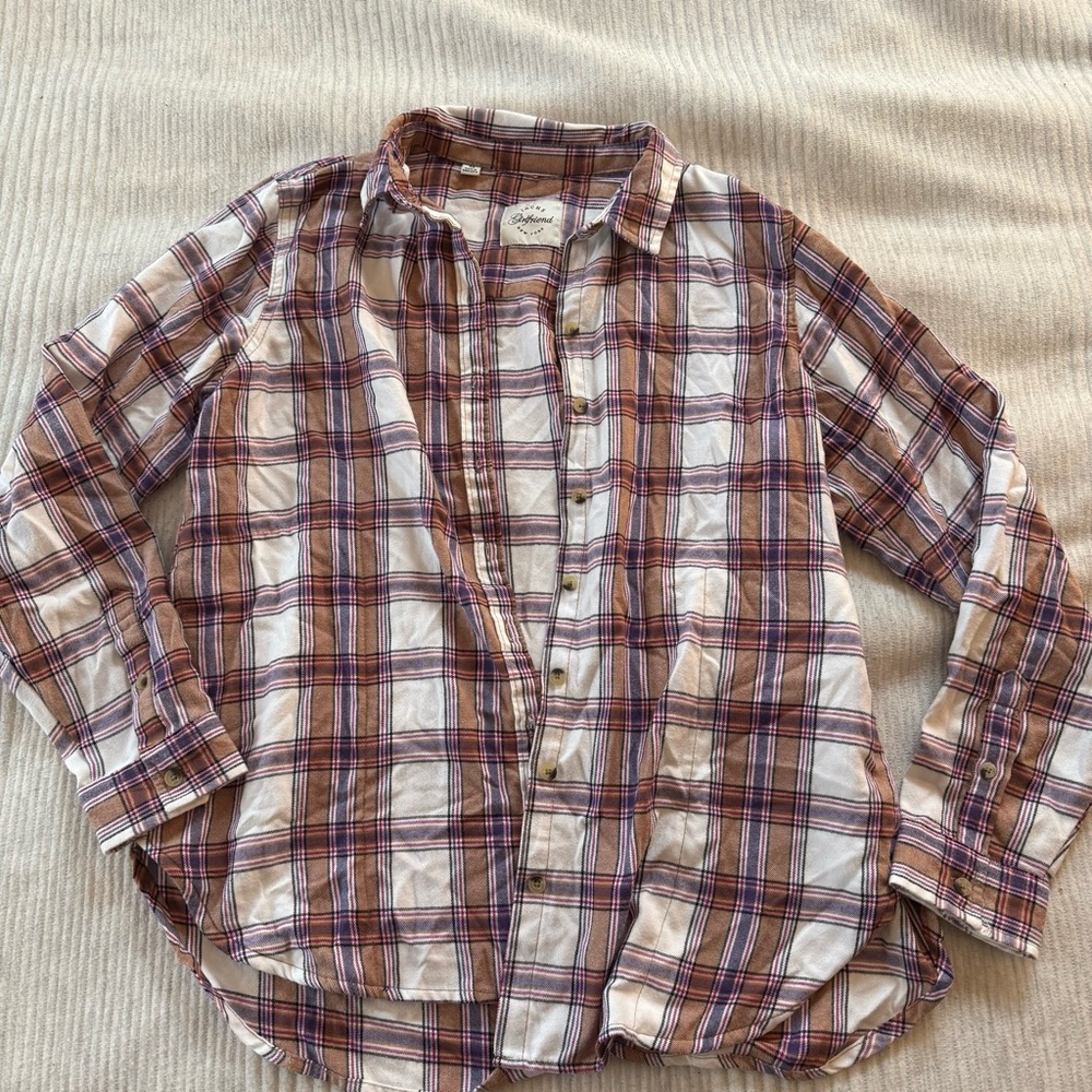Jachs Girlfriend Multicolor Plaid Flannel